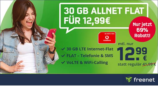 30 GB Vodafone Allnet Flat